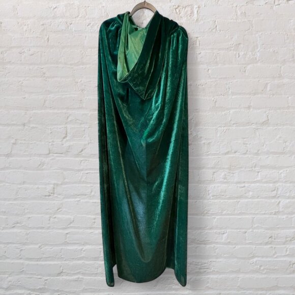 Dark Green Velvet Cloak With Hood, Taylor Swift Willow Eras Tour / Renaissance C - Picture 4 of 9